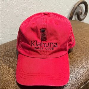 Like New American Dry Goods Kiahuna Golf Club Red Cap Hawaiian 100% Cotton!